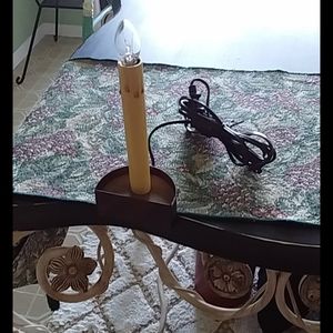 NWT Electric Candle With Snowflake Cover